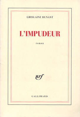 L'impudeur, de Ghislaine Dunant