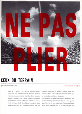 Ceux du terrain, de Ghislaine Dunant