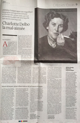 Charlotte Delbo la mal-aimée, de Ghislaine Dunant